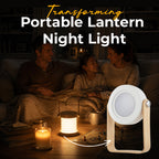 🏮 Collapsible 2‑in‑1 Portable Lantern Night Light, Type‑C Rechargeable Bedside Reading Lamp