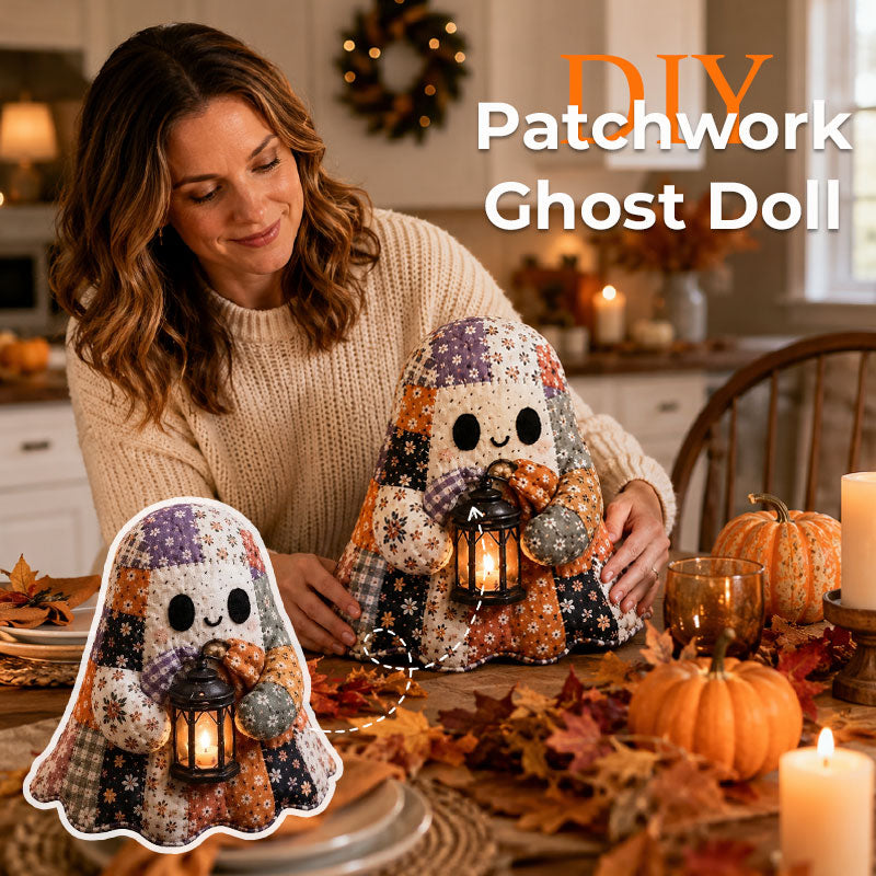 👻🧵 DIY Patchwork Ghost Doll