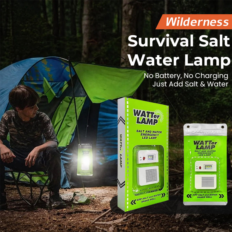 🏕️Wilderness Survival Salt Water Lamp