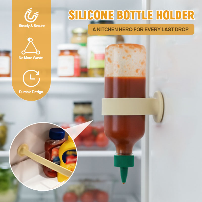 🍯“No Drop Left Behind” Silicone Bottle Holder