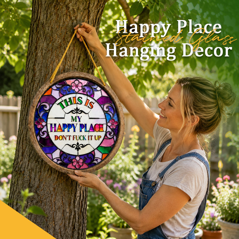 🌈This Is My Happy Place Hanging Sign