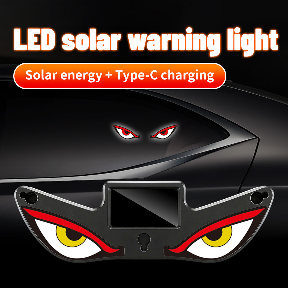LED Demon Eye Car Light Sticker👹 — Give Your Ride a Fierce Nocturnal Identity