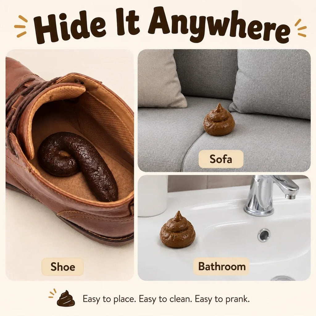 💩 Realistic Squishy Fake Poop Prank Prop — Get Epic Reactions Instantly!