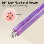 ⏳LAST DAY SPECIAL PRICE: ￡6.99!!✨🌸5 Petal Flower Nail Dotting Pen