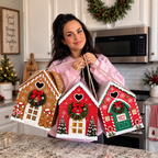 🏠 Christmas Magic House Gift Box – Creative 3D Handheld Holiday Gift Packaging