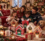 🏠 Christmas Magic House Gift Box – Creative 3D Handheld Holiday Gift Packaging