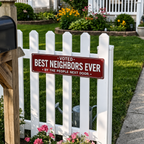 🏡❤️ Best Neighbor Garden Sign