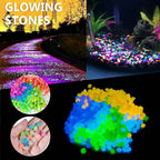 💥Glow-in-the-dark Rocks: illuminate your exterior with an enchanting glow!