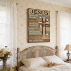 Jesus Is My God King Everything – Vintage Tin Sign Religious Metal Wall Art