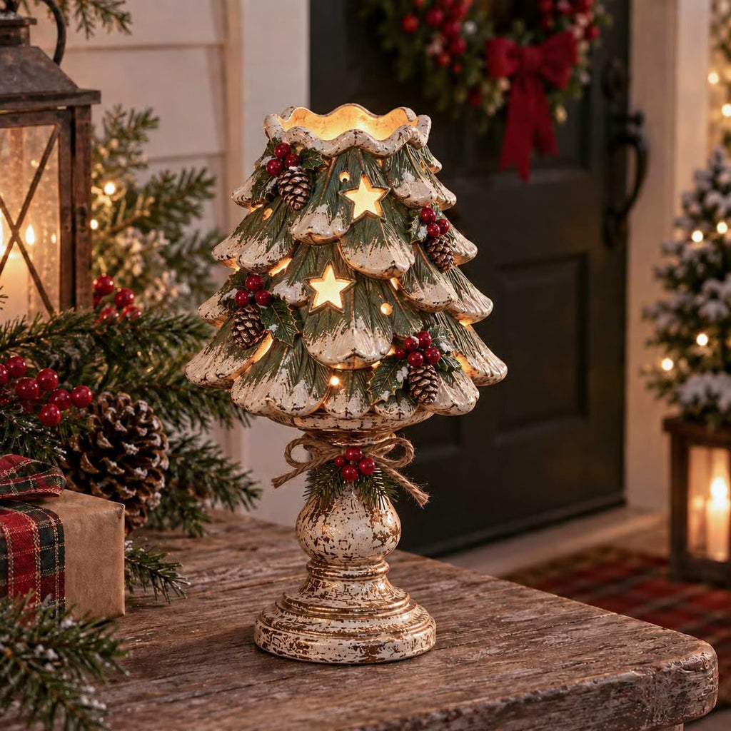 Timeless Vintage Christmas Glow For Your Mantel 🕯️