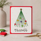 🧵 Cozy Family Christmas Craft Kit, Create Keepsake‑Worthy Handmade Christmas Cards for Gifting