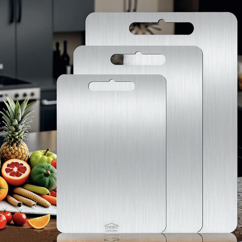🔪 50% OFF NOW! ✨ Stainless Steel Countertop Chopping Board – Hygienic, Knife-Friendly & Easy-Clean Surface 🍽️