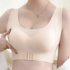 ✨Wireless Support Bra with Front Fastening and Crossed Straps at the Back