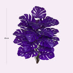 💜Artificial Purple Monstera Plant