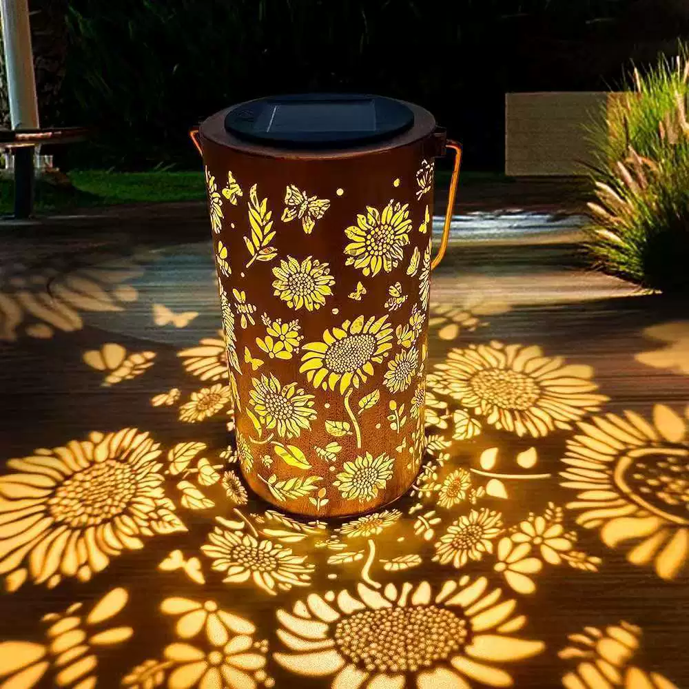 🌻Colorful solar-powered garden lamp with sunflower effect