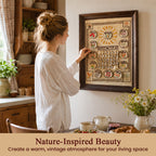 📅Hand-Embroidered Perpetual Calendar Wall Art