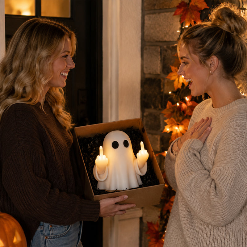 👻 Playful Glowing Ghost Lamp | Must‑Have Halloween Night Decor