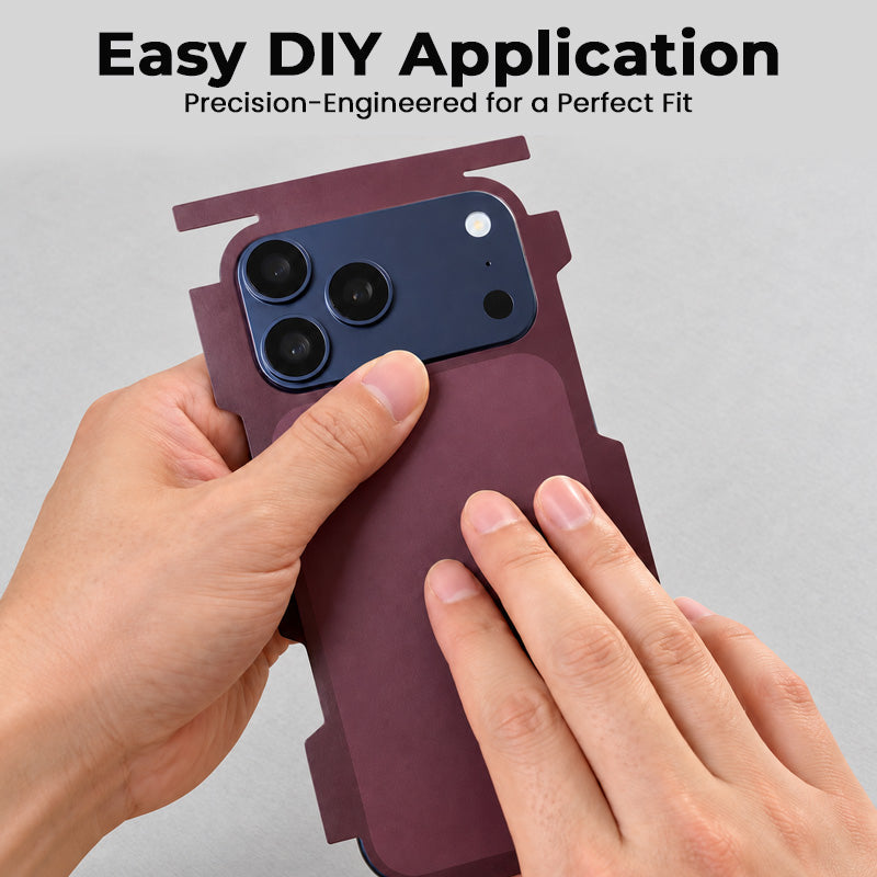 Next-Generation Phone Back Skin — Premium Camera Area and Rear Redesign