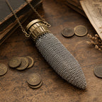 Vintage-Inspired Chainmail Coin Purse