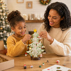 🎄Fun Family Christmas Craft | Put‑Together 3D Festive Table Accent For Cozy Holiday Vibes
