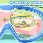 🏊‍♀️LIMITED TIME SALE 50% OFF🎁-HD children's large frame waterproof and anti-fog swimming goggles