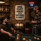 😆 Sarcastic Quote Vintage Metal Wall Sign, Funny Cheeky Wall Decor for Man Cave Garage Bar