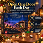 ⭐ 24-Day Buildable Nativity Advent Calendar | Family Christmas Tradition Vibe
