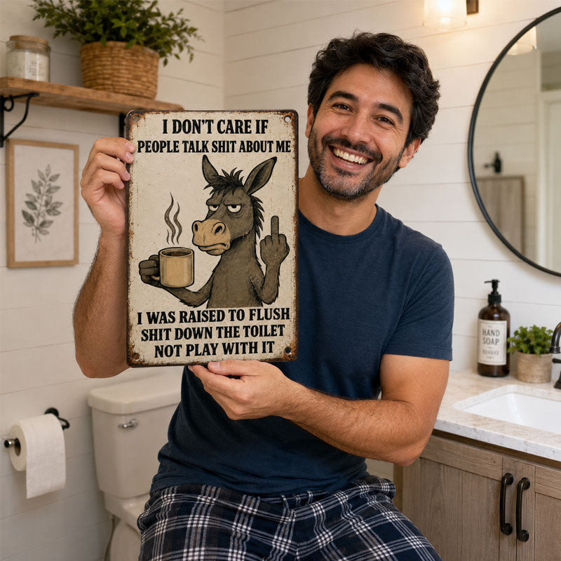 Sarcastic Donkey Wall Decor | Funny Attitude Artwork 😂😂