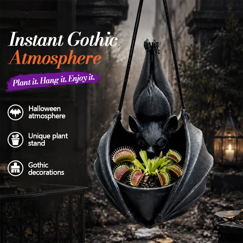 🦇 Spooky Bat Hanging Basket | Instant Halloween Porch Vibes