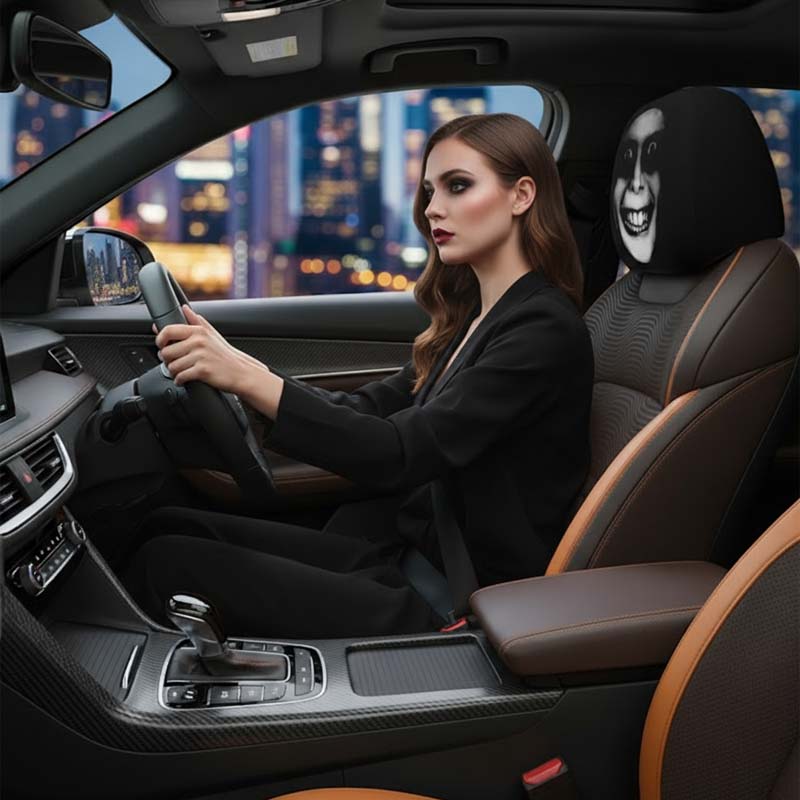 🎃🖤Halloween Universal Car Headrest Cover