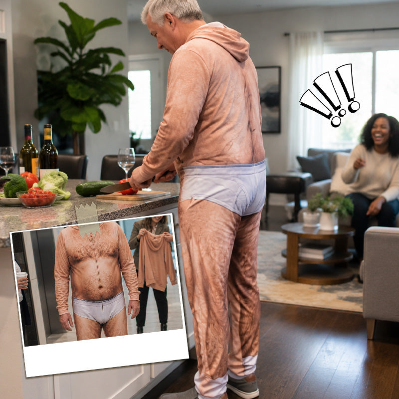 😂Funny Nude Illusion Costume – Hilarious Novelty Prank Outfit