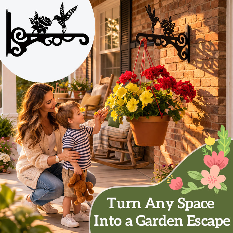 📢📢LAST DAY SALE 50% OFF✨-🐦 Hummingbird Hanging Plant Basket — A Touch of Nature  Charm