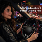 ✨ Leopard Sparkle Steering Wheel Cover 🐆