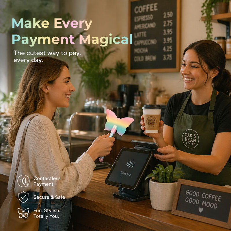 🌈Magic Wand Tap-to-Pay Card Holder: Spark Joy in Every Transaction