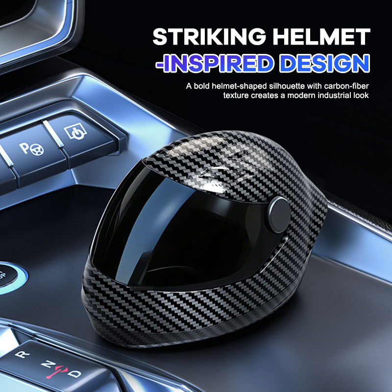 🔧 Motorcycle Helmet Style Car Ashtray