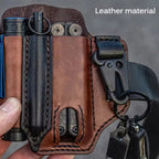 🛠️ Genuine Leather EDC Tool Waist Pouch, Outdoor Utility Belt Bag