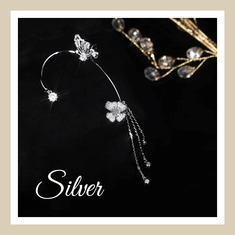 ✨🦋Butterfly Tassel Style Zircon Earrings