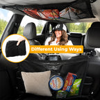 🚗 Car Storage Net Pocket | Ceiling Space‑Saving Mesh Organizer