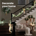 💛 3‑Tone Christmas Fairy Lights, Flexible Bendable Wire For Tree, Garland & Staircase Decor