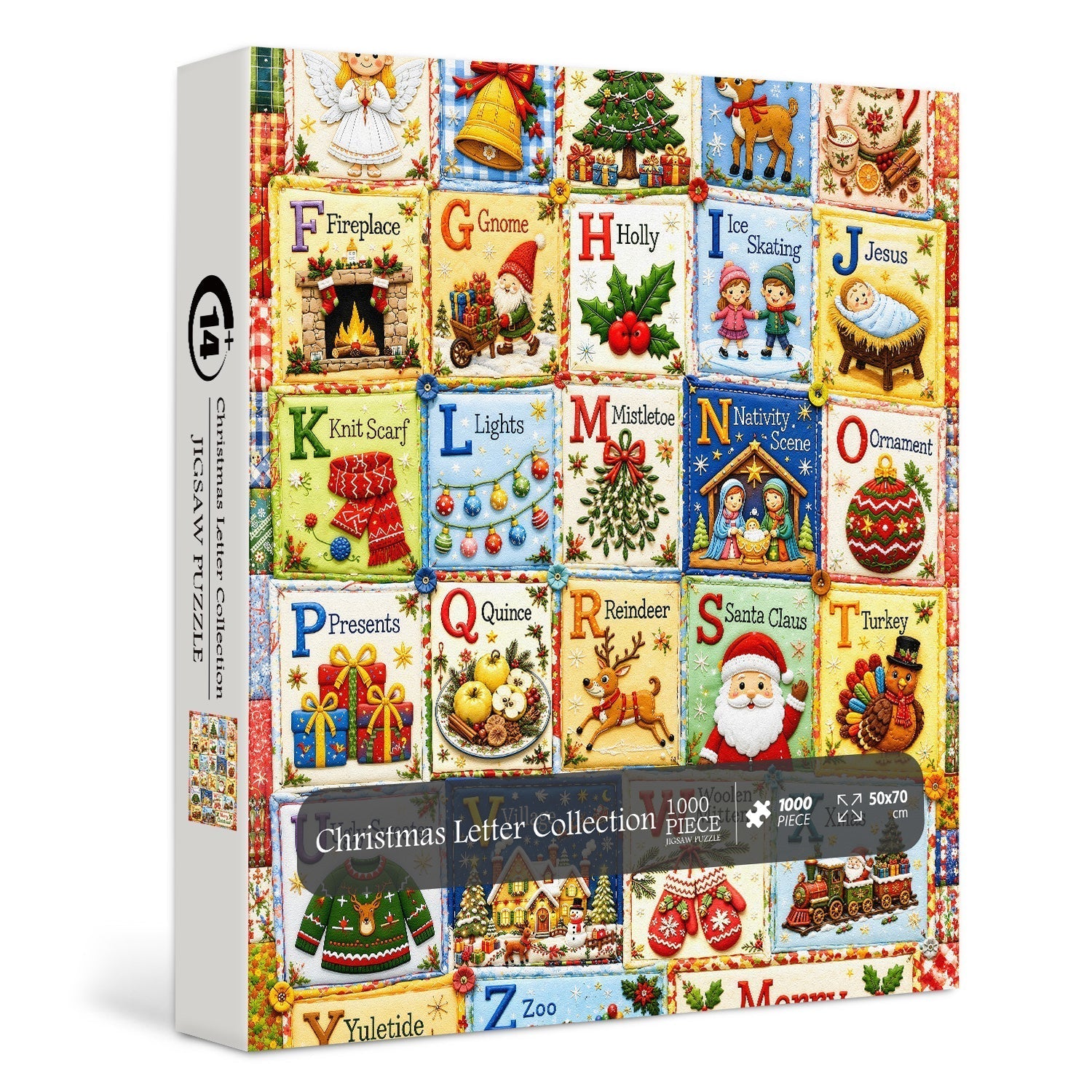 🎅🧵Christmas Letter Collection Jigsaw Puzzle 1000 Piece