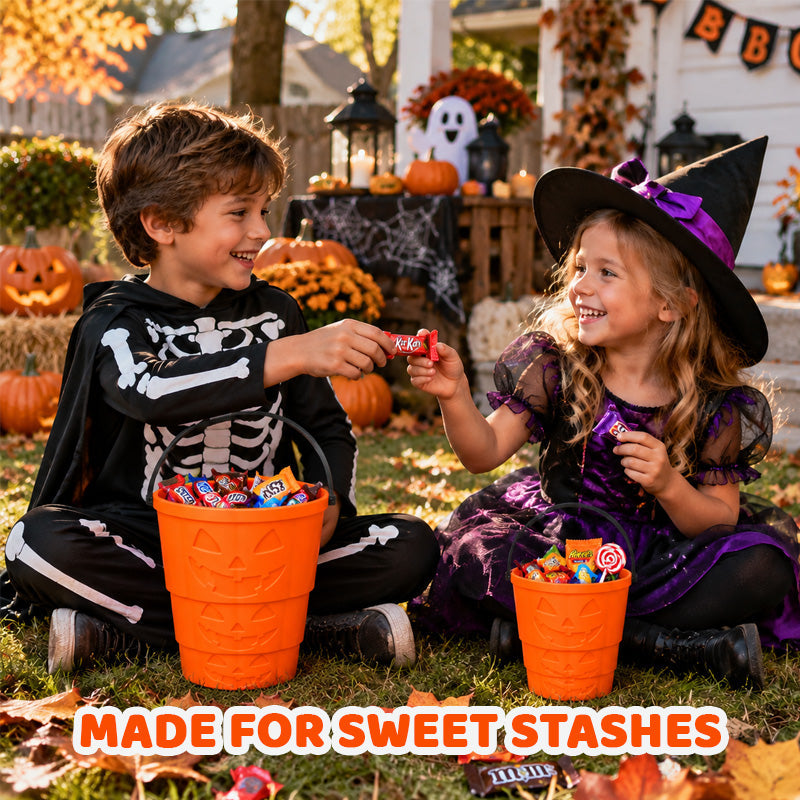🎃 Collapsible Halloween Pumpkin Bucket