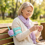 🧶 Portable Arm Yarn Holder – Hands‑Free Anti‑Roll Yarn Support for Knitting & Crochet