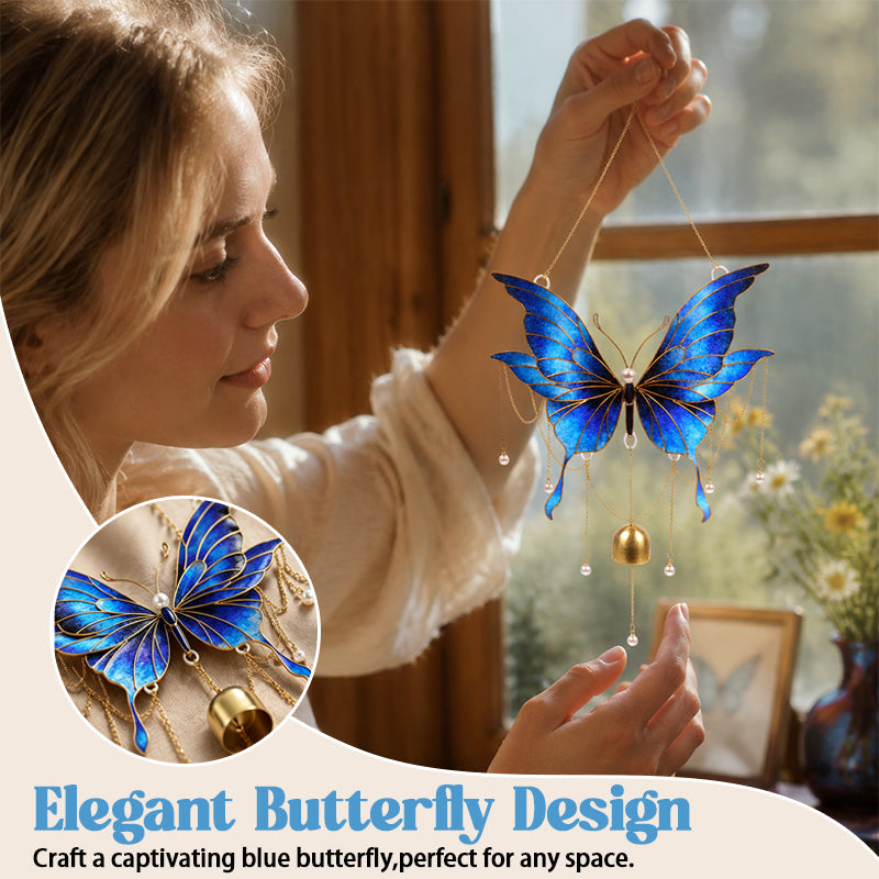 🦋Cloisonné Enamel Wind Chime Hanging Ornament
