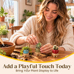 🤏 Cute Finger Shaped Planter Pots – Fun Mini Succulent Pot Set!