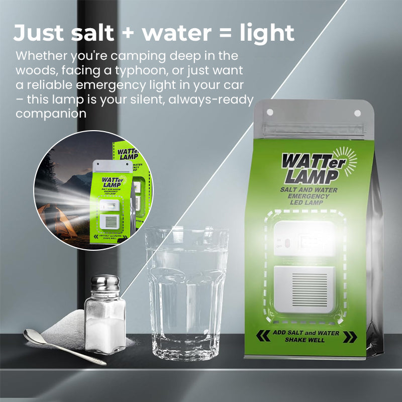 🏕️Wilderness Survival Salt Water Lamp