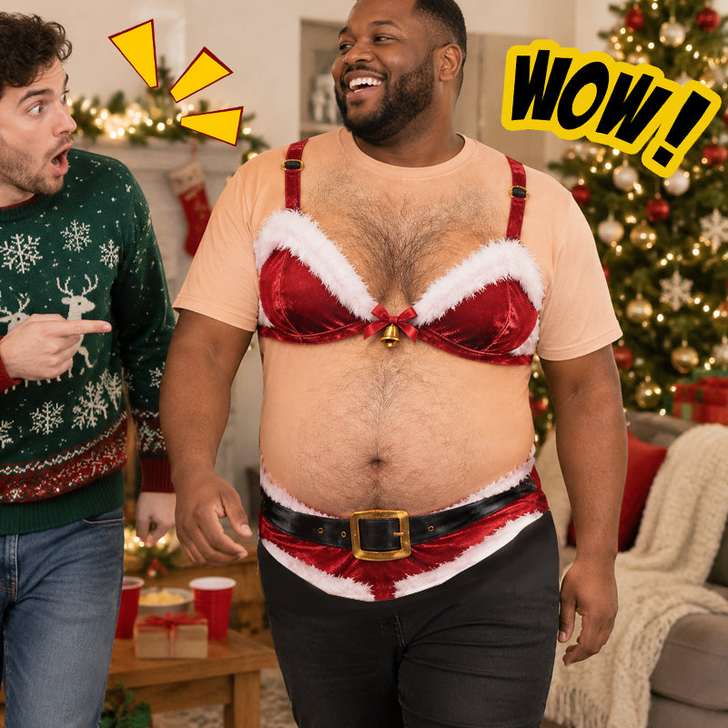 🎄 Funny Christmas Illusion Costume — Instant Party Laughs!