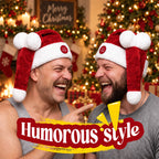 🎅 Funny Moving Santa Hat – Fun Christmas Party Accessory