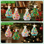 🎄Christmas Set of 4 Mini Nostalgic Tree Ornaments with Gift Bags