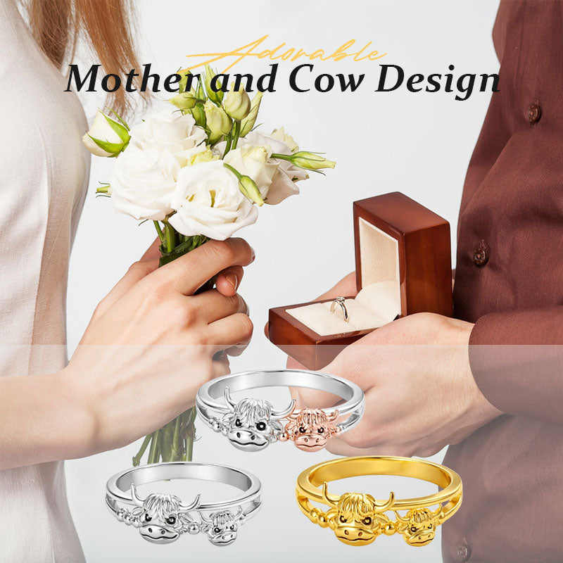 💗LIMITED TIME SALE 50% OFF💍Highland Cow Guardian Ring