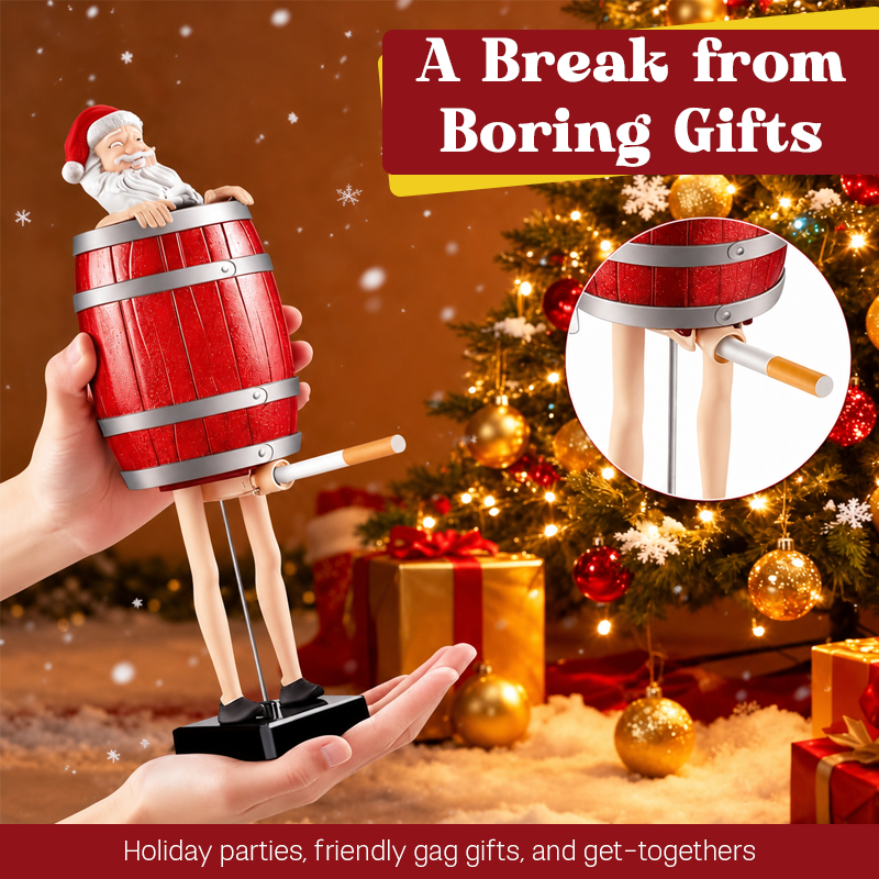 🎅 Quirky Santa Novelty Storage Box – Fun Adult White Elephant Gift!